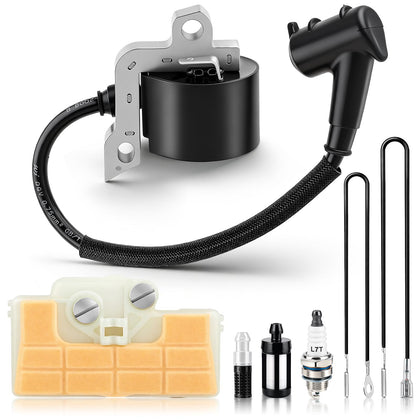 TIMEPAL MS290 ignition coil close-up showing durable coil for reliable starts