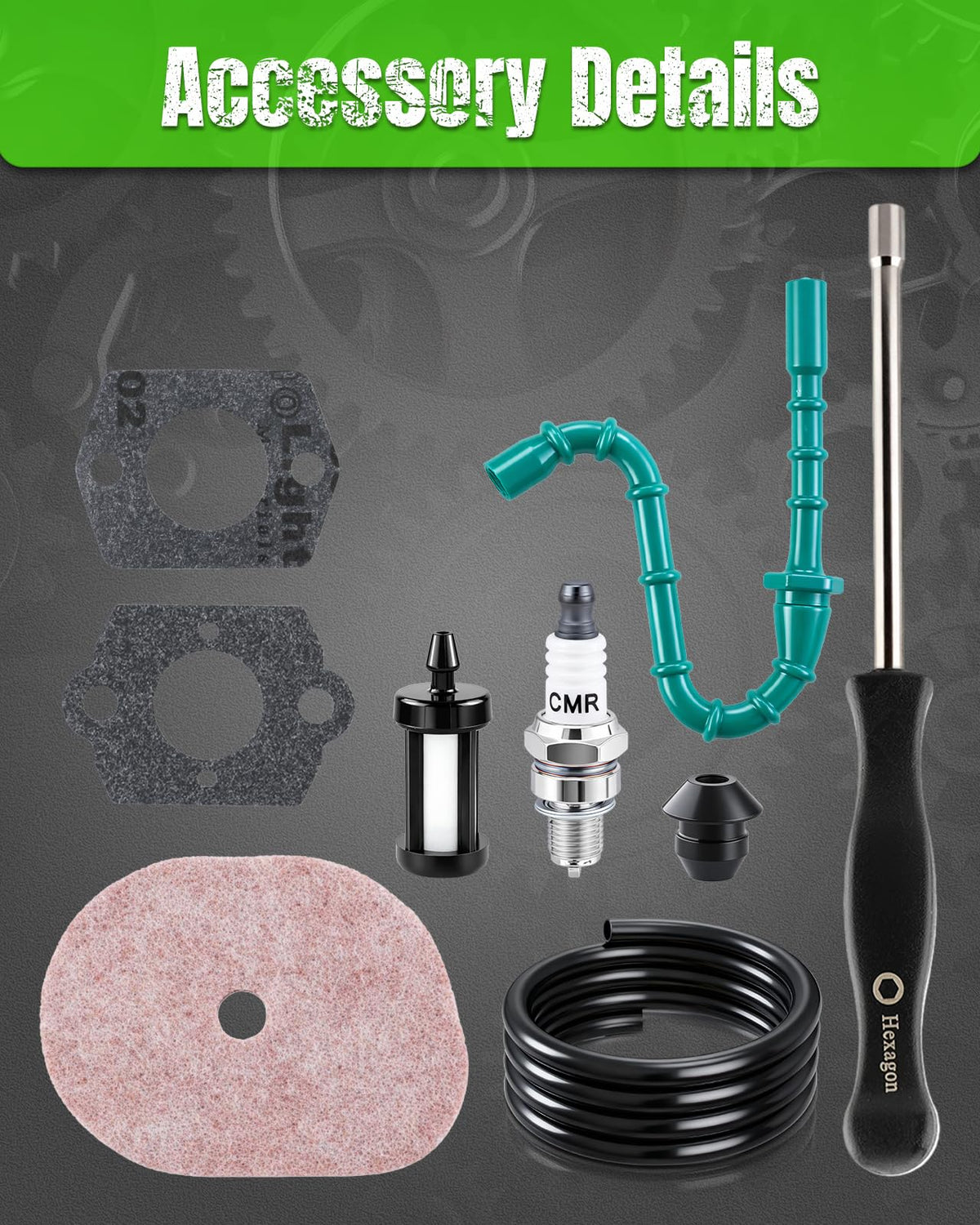 TIMEPAL prime bulb and gaskets included for quick, hassle-free setup.