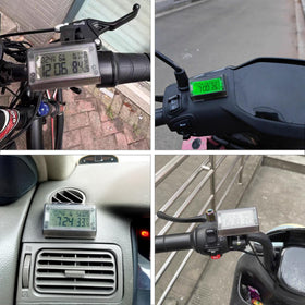 Timloon temperature display conveys ambient conditions during trips.