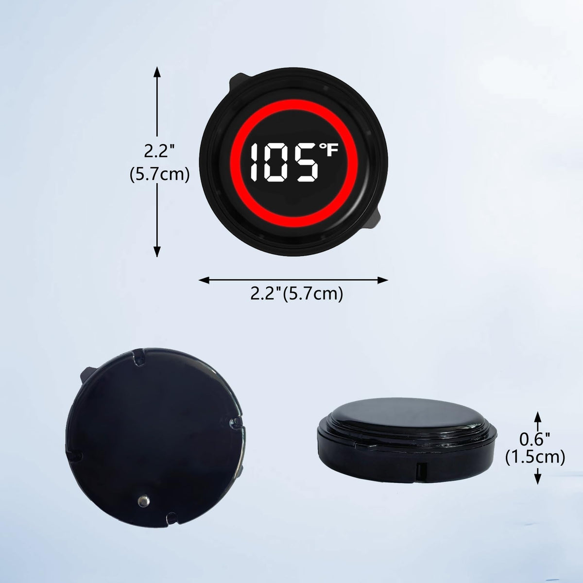 Timloon two-pack disposable bath thermometers for ongoing use