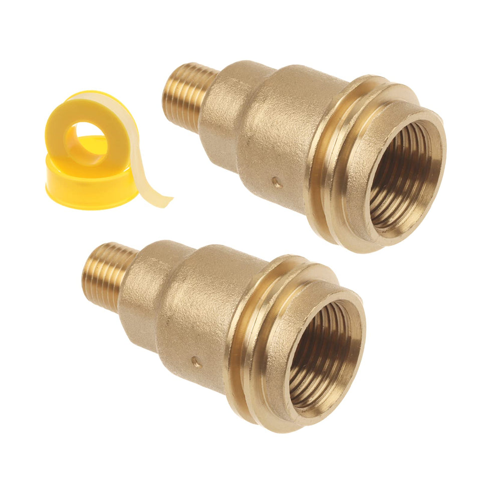 Timsec brass 5042 QCC1 nut overview for secure propane hose connections.