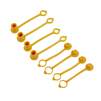 Timsec 16mm dust cap on quick-connect protects threads from dust.