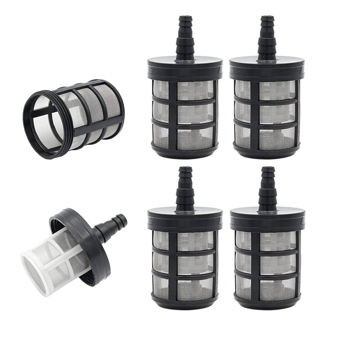 Timsec four-pack hose filters in packaging protect pumps and filter debris