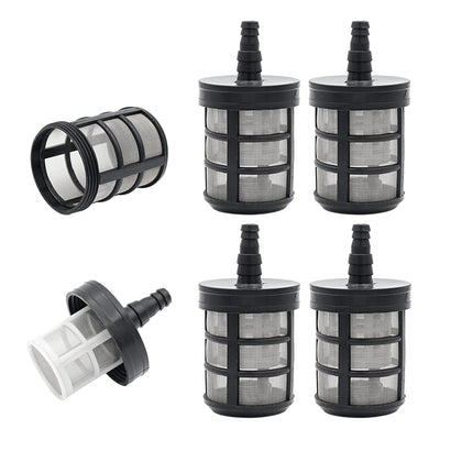 Timsec four-pack hose filters in packaging protect pumps and filter debris
