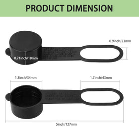 Timsec qcc1 dust cap pack keeps propane fittings safe