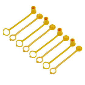 Timsec yellow dust cap and plug set for visibility and quick identification.