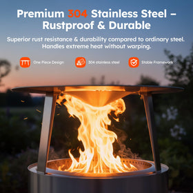 TIMSUMR premium 304 stainless steel resists rust and warping for lasting use.