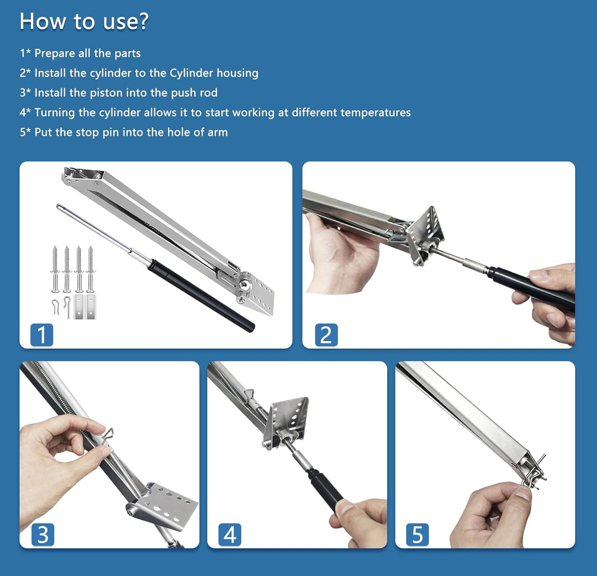 Timtop aluminum vent opener withstands moisture and sun for durable greenhouse performance.