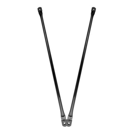 Timyrimy garden swing front rod (80 cm) with sturdy black finish for outdoor use.