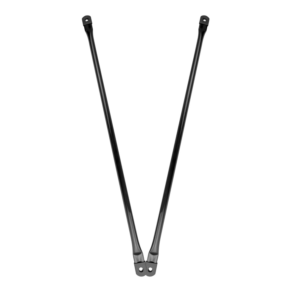 Timyrimy garden swing front rod (80 cm) with sturdy black finish for outdoor use.
