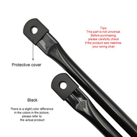 Timyrimy swing rod hole orientation ensures correct fit for secure seat attachment.