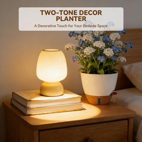 Tinecio indoor/outdoor pot suits modern spaces and decor.