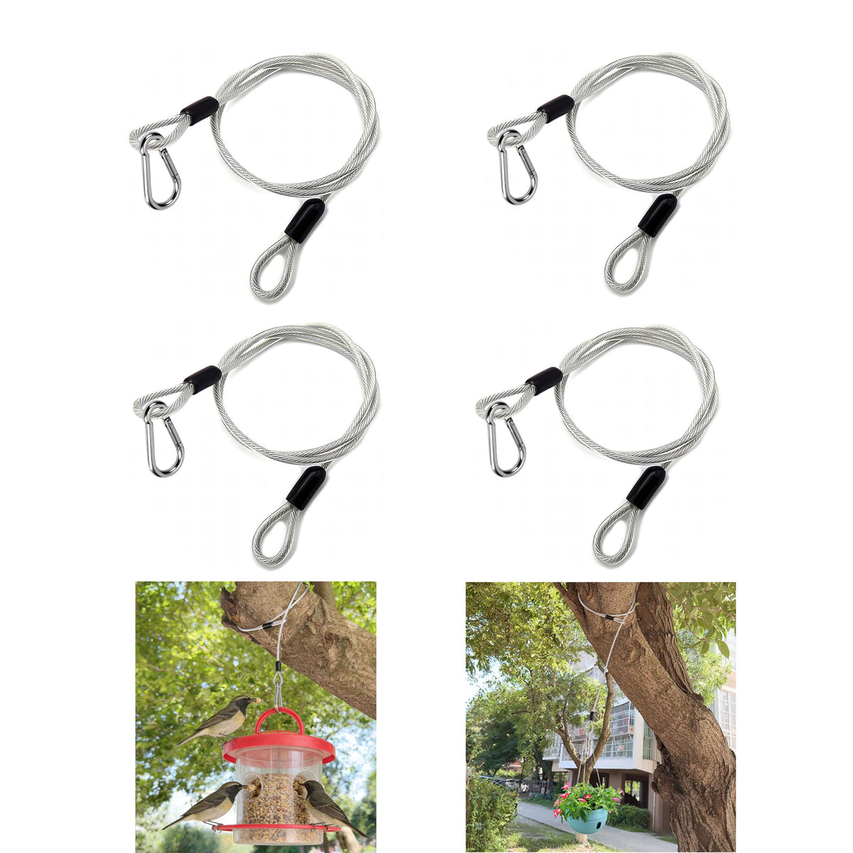 tingtakeoff 40-inch bird feeder hanger for flexible outdoor placement and easy adjustments