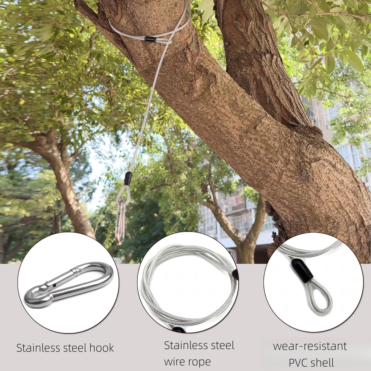 tingtakeoff chain wire hanger, strong and rust-resistant for durable use