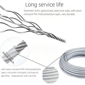 tingtakeoff outdoor camping attachment, versatile cable for gear and lanterns