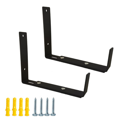 TINGYU adjustable planter bracket mounted on wall provides sturdy support for various pots