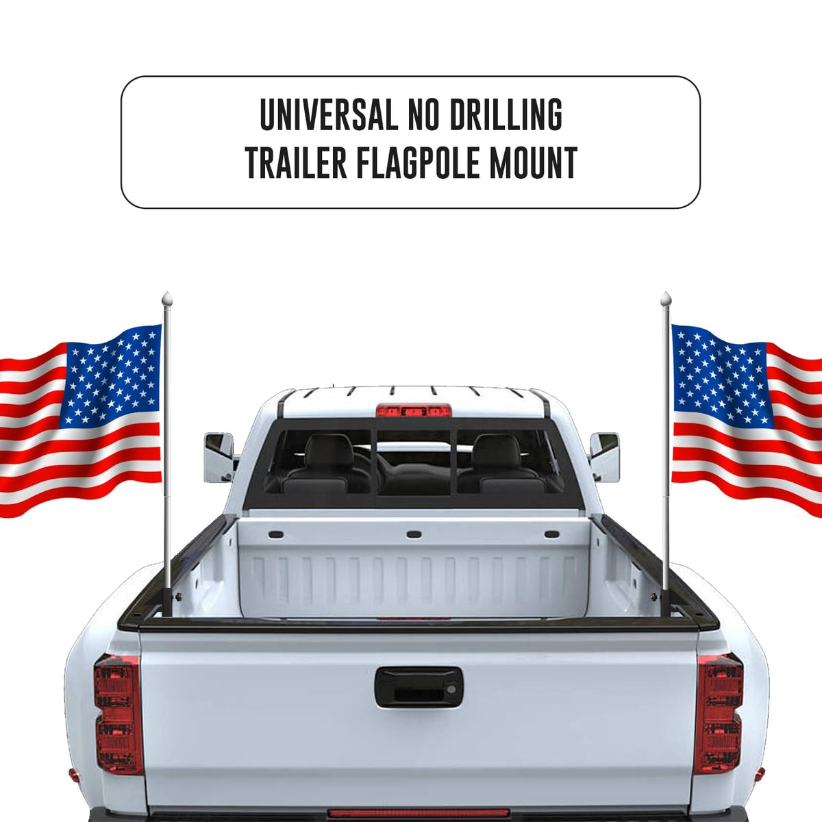 TINGYU flag pole mount installed on boat rail for yachts and rails