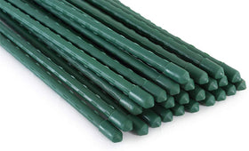Tingyuan garden stakes 30-inch steel, rustproof for sturdy plant support.