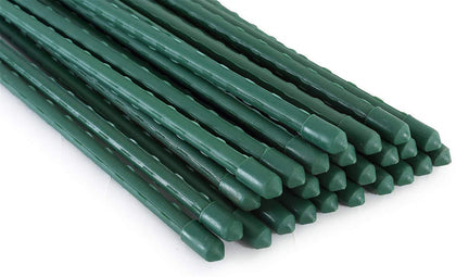 Tingyuan garden stakes 30-inch steel, rustproof for sturdy plant support.