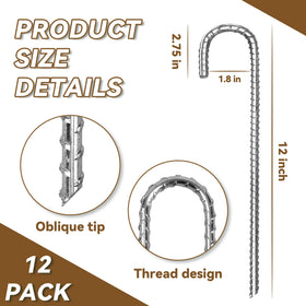 Tingyuan j-hook anchors offer secure grip against wind and displacement.