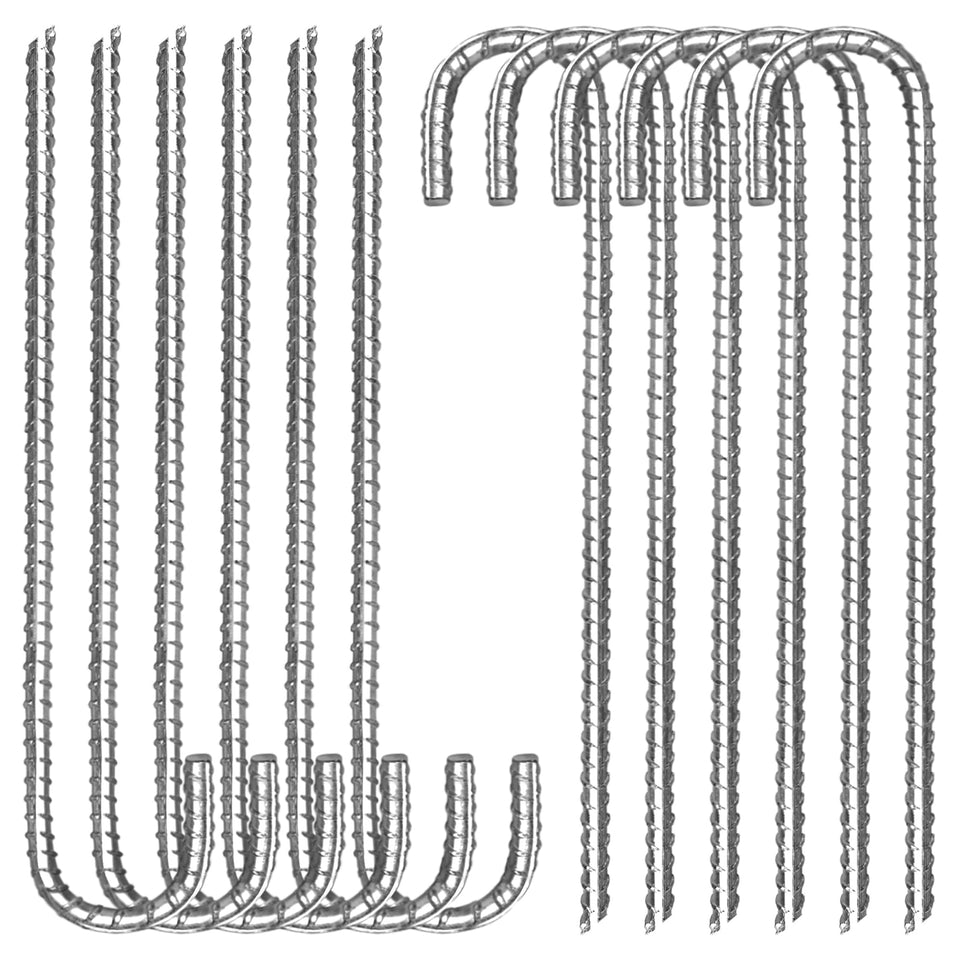 Tingyuan rebar stakes 12inch provide sturdy ground anchoring for tents and canopies.
