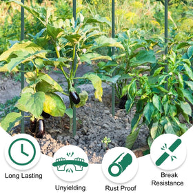 Tingyuan stakes with sharpened points ease soil insertion and placement