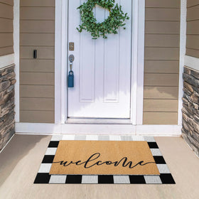 Tinideya durable-stitching mat withstands frequent foot traffic