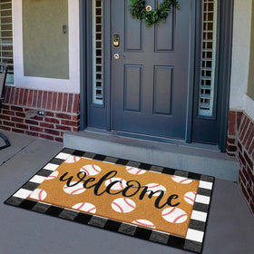 Tinideya easy-clean mat helps maintenance while elevating your entry decor.