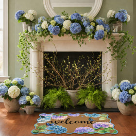 Tinideya easy-clean doormat resists stains and dries quickly for daily use