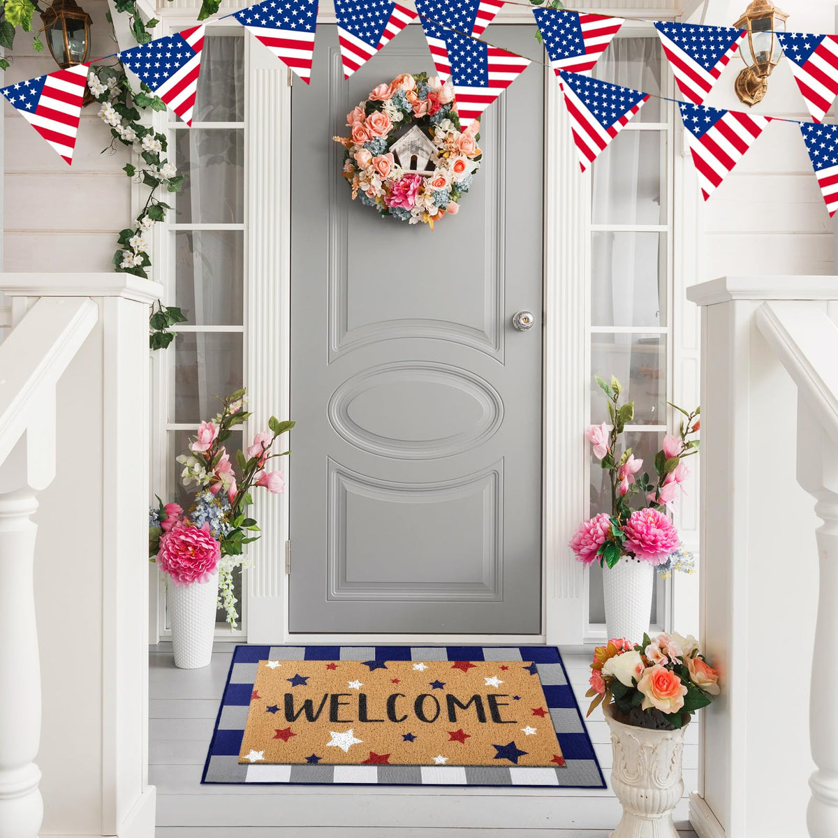 Tinideya entryway doormat 60x90 cm; durable outdoor comfort.