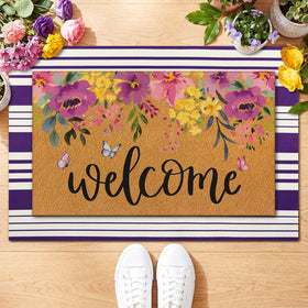 Tinideya entryway mat set for indoor and outdoor use, perfect for front porch.