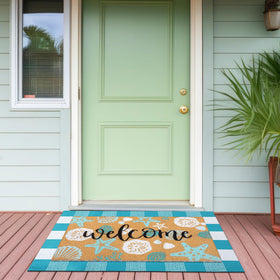 Tinideya front porch decor mat set for coordinated entry styling