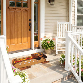 Tinideya Gift for Pet Lovers Door Mat makes a cheerful housewarming present.