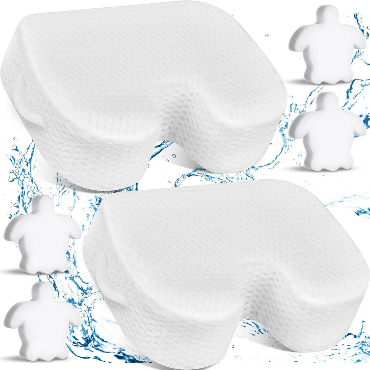 Tinideya booster seat for adults with suction cups enhances tub stability