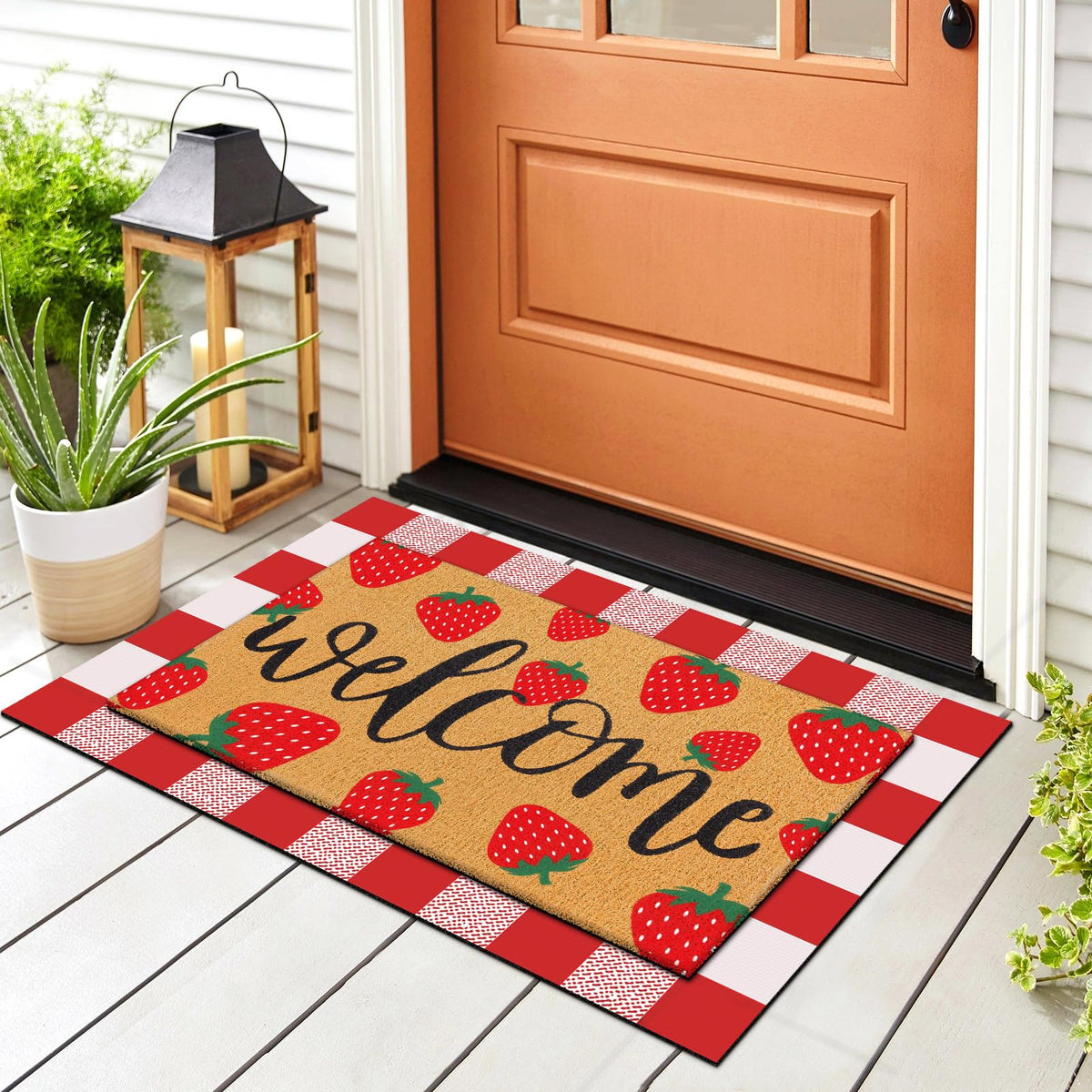 Tinideya indoor-outdoor use keeps entrances versatile