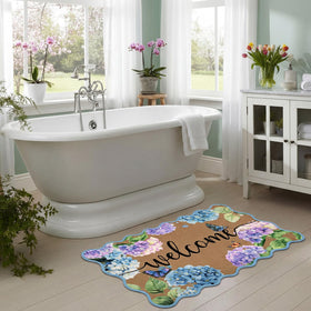 Tinideya multi-use doormat suitable as bathroom or kitchen anti-slip mat