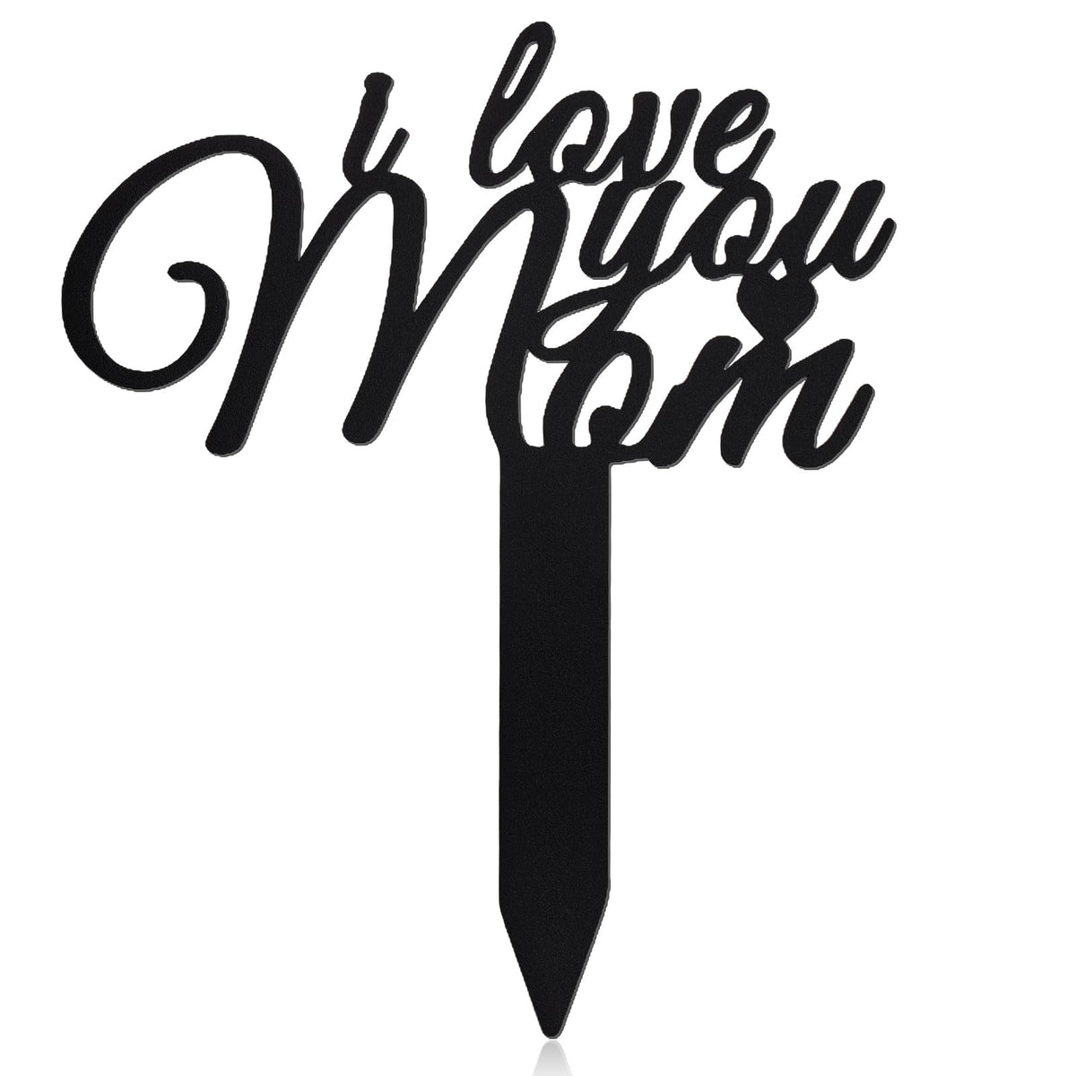 Tinideya Mom Memorial Stake full view presents a lasting outdoor tribute