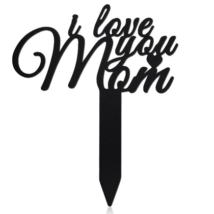 Tinideya Mom Memorial Stake full view presents a lasting outdoor tribute