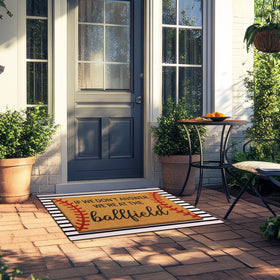 Tinideya non-slip rubber backing keeps mats securely in place on any floor.