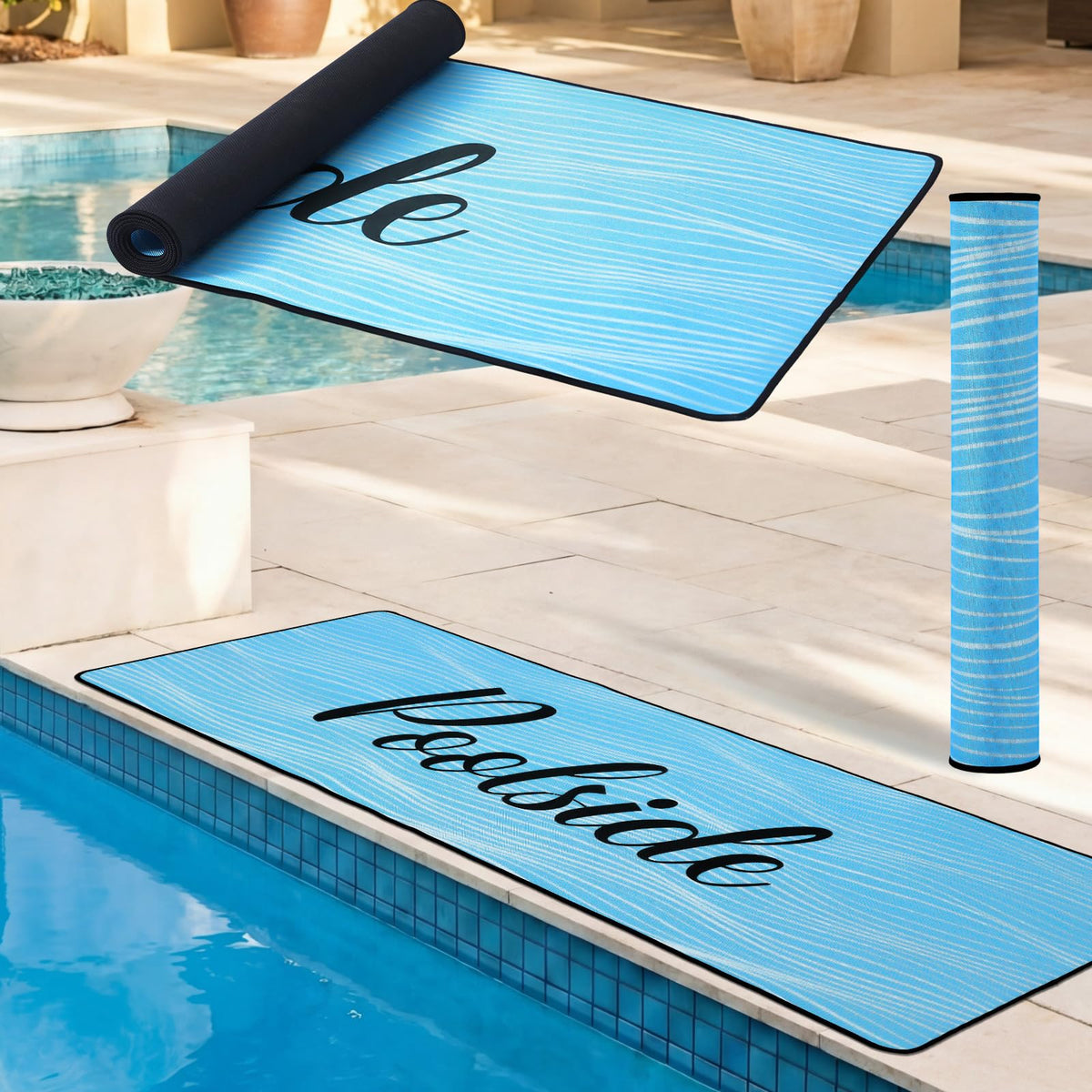 Boxed Tinideya pool mat packaging with one mat included