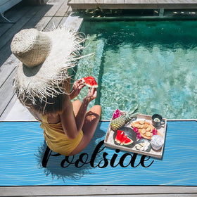 Tinideya pool mat ideal for showers and gym areas with anti-slip surface