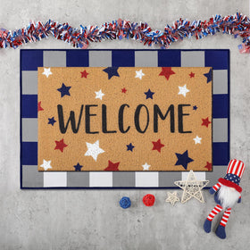 Tinideya seasonal Independence Day doormat easy transition to patriotic décor.
