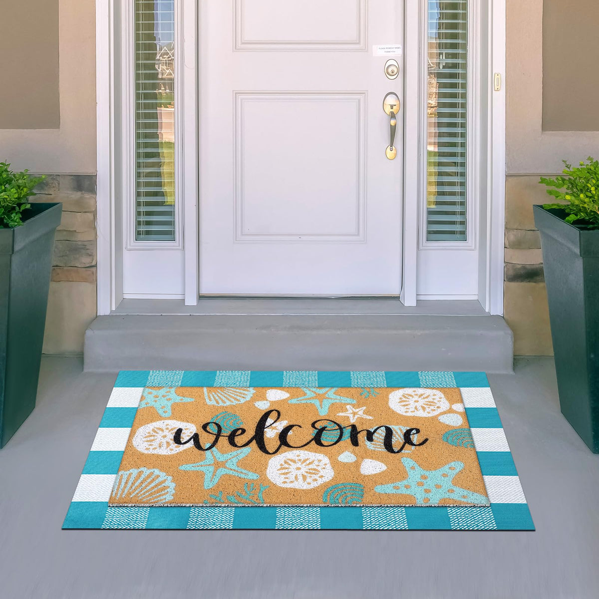 Tinideya versatile mat works indoors and outdoors across seasons