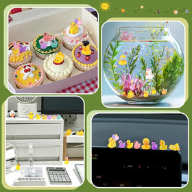 TINKRSTUFF dollhouse mini duck references charming intrigue for marine-themed displays.