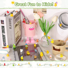 TINKRSTUFF garden-scale ducks invite whimsy into pathways, planters, and dollhouse landscapes.