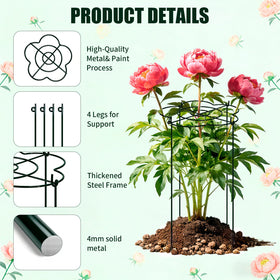 Tinrbip weather-resistant coating resists rust for reliable garden use.