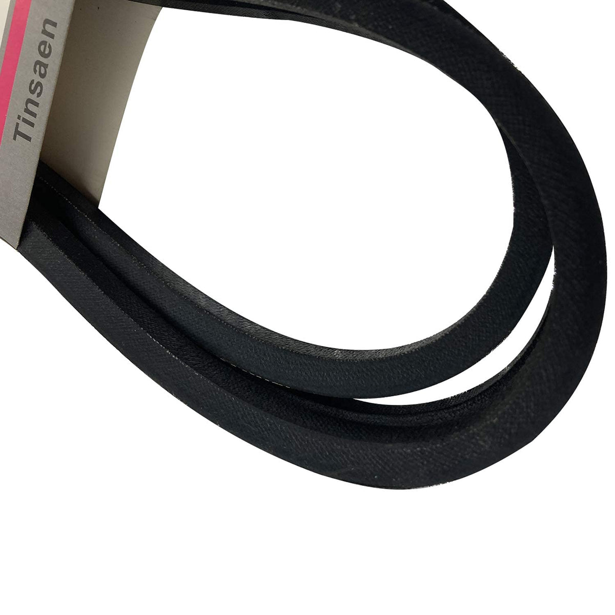 Tinsaen deck belt instruction label aids quick, correct installation