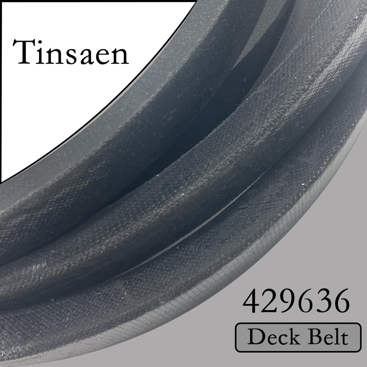 Tinsaen deck belt length 101 inches ensures full deck coverage