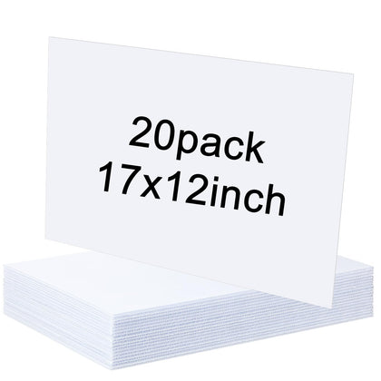 TINSKY 20-pack corrugated plastic boards ready for outdoor yard signs