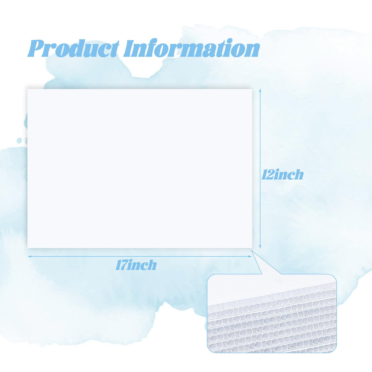 TINSKY durable corrugated poster board built for outdoor use